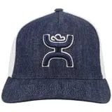 Hooey "Coach" denim/white hat