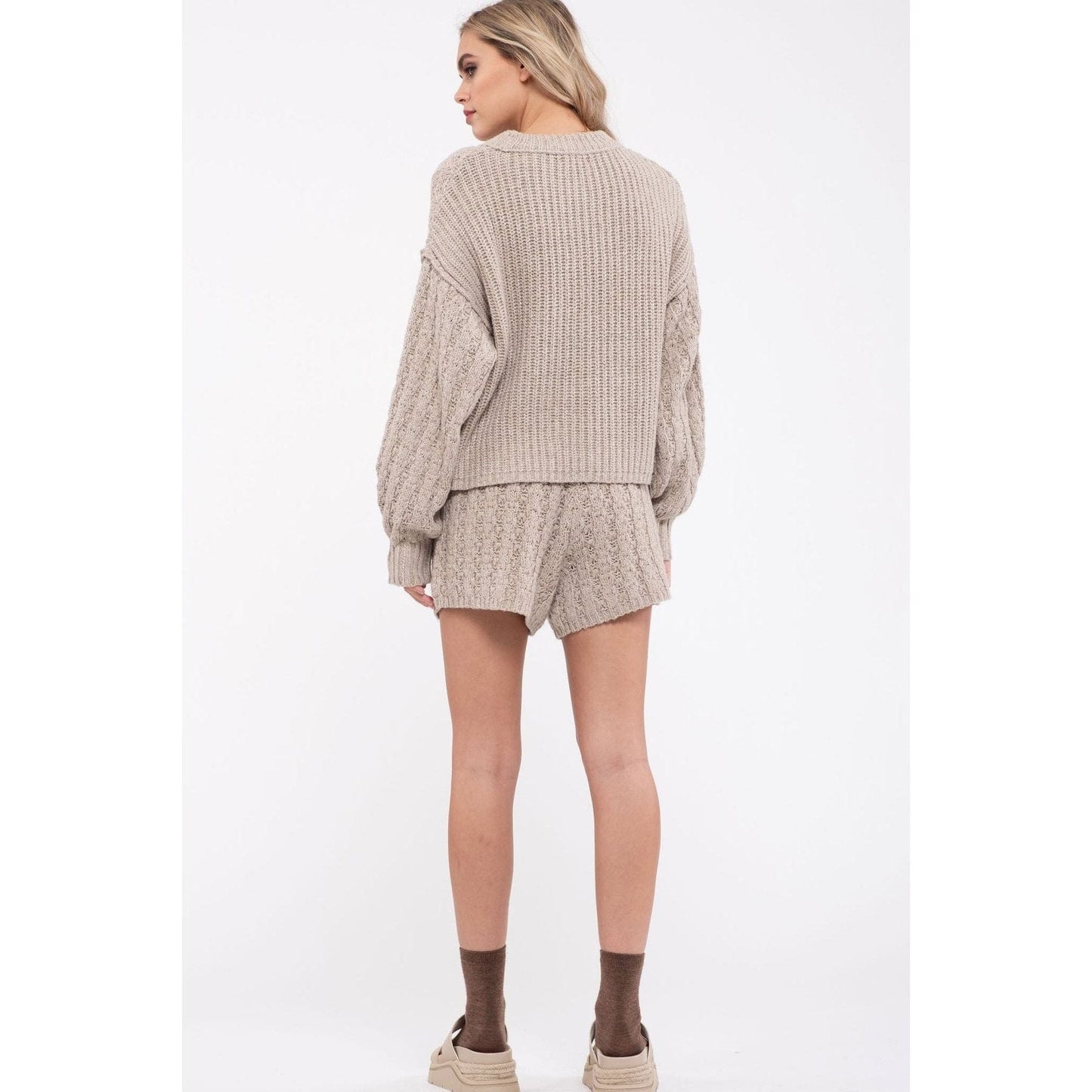 Cable Knit Combo Set