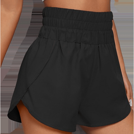 Banding High Waist Athletic Running Workout Shorts