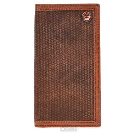 Wallet with brown leather