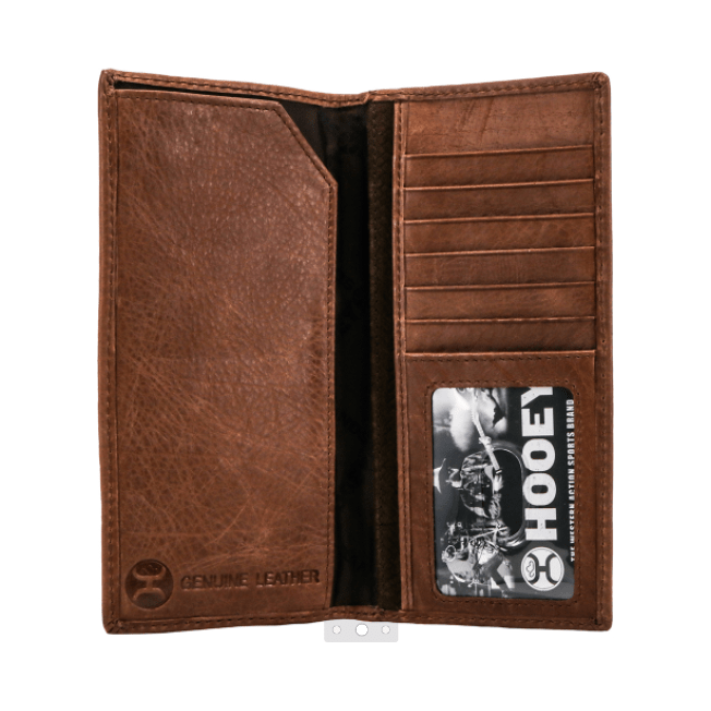 Wallet with brown leather