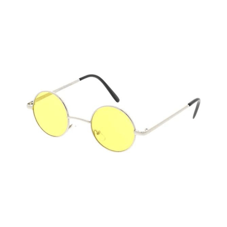 Unisex Metal Round Sunglasses