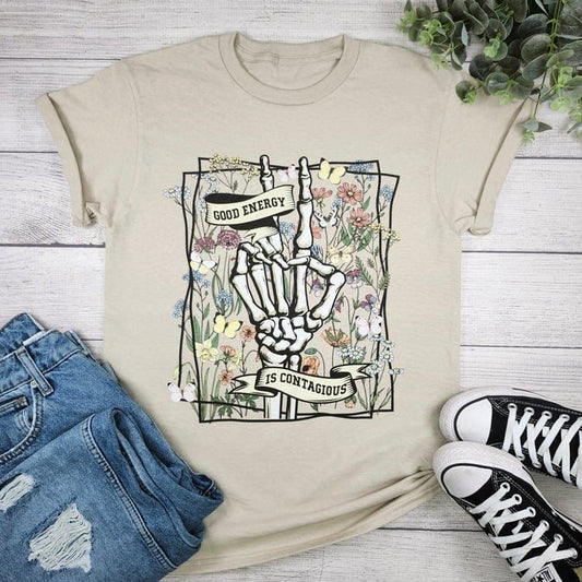 Good Energy Is Contagious t-shirt