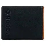 Hands up basket weave" front pocket bifold hooey wallet