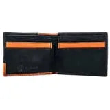 Hands up basket weave" front pocket bifold hooey wallet