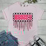 CHECKERED HOWDY FRINGE T-SHIRT