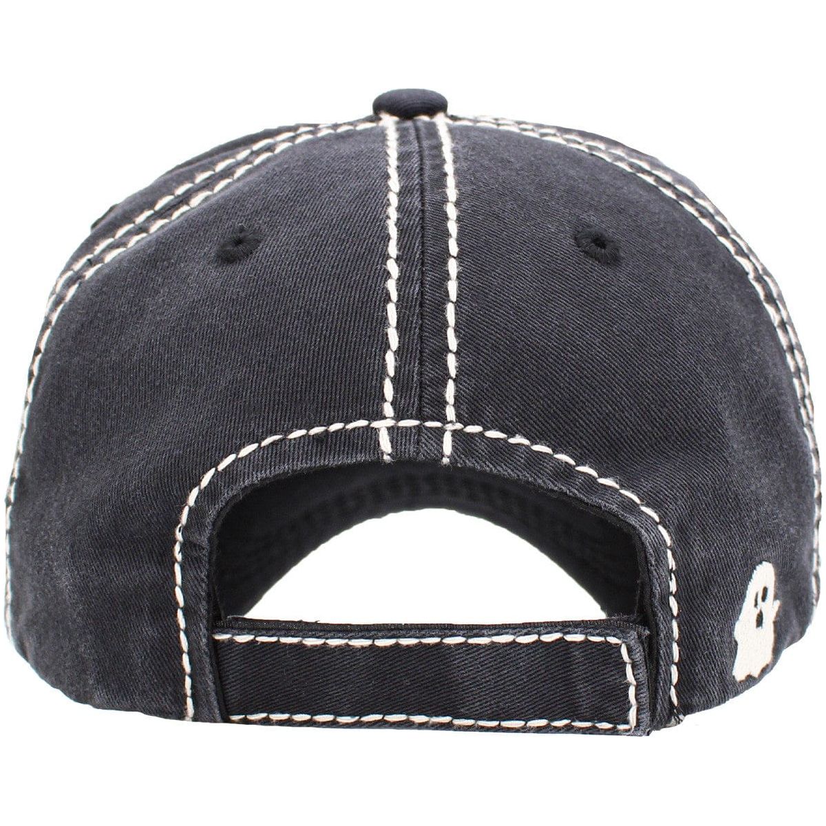 Here For The Boos washed vintage ballcap