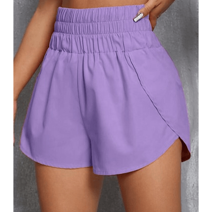 Banding High Waist Athletic Running Workout Shorts