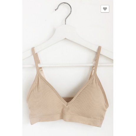Ribbed Seamless Bralette