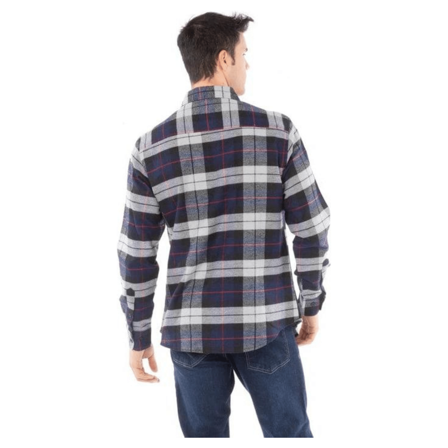 Flannel shirt blue