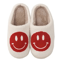 Smiley face slippers