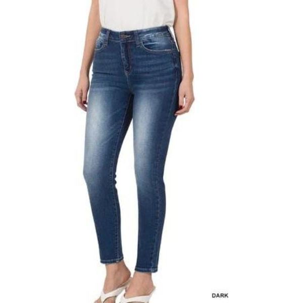 High-Rise Skinny Dark