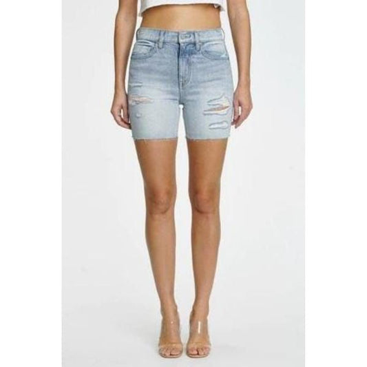 Kailey high rise biker short in wait a minute lt