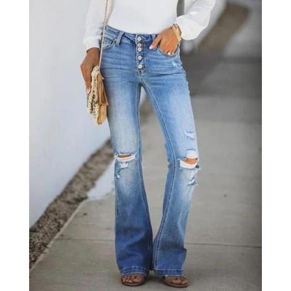 Micro flared jeans
