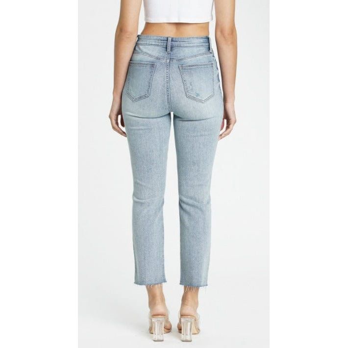 Ultra High Rise Straight Denim Jeans