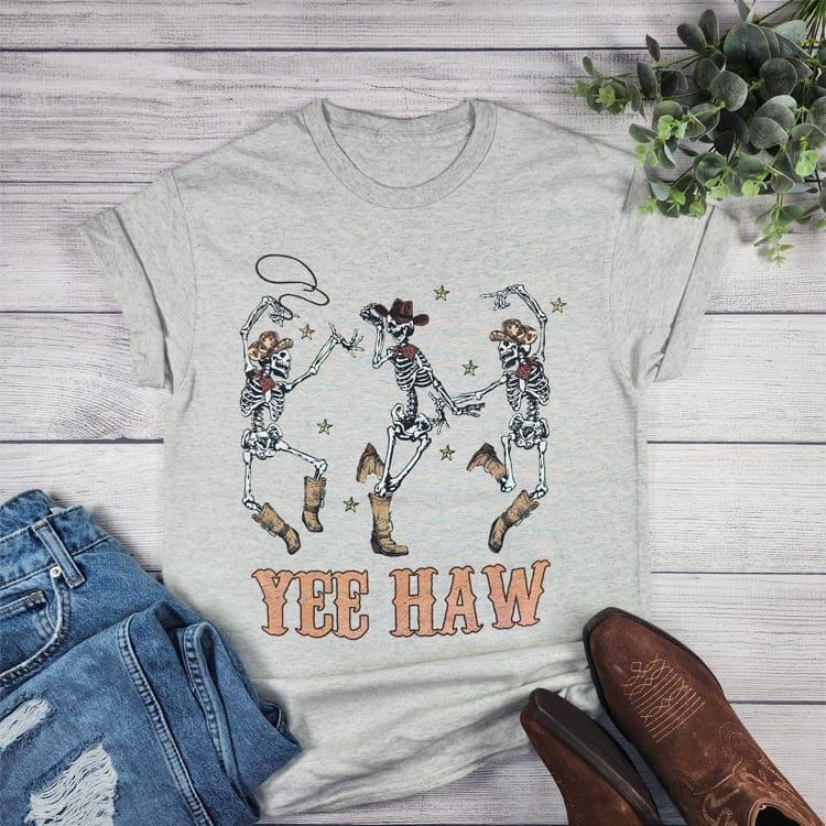 Yee Haw 3 Skeletons T-shirt