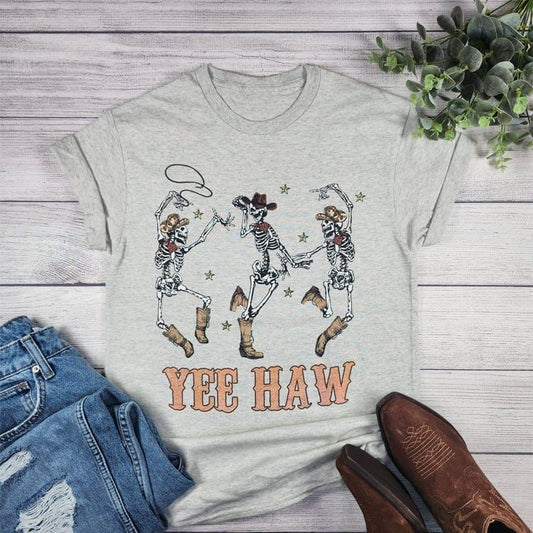 Yee Haw 3 Skeletons T-shirt