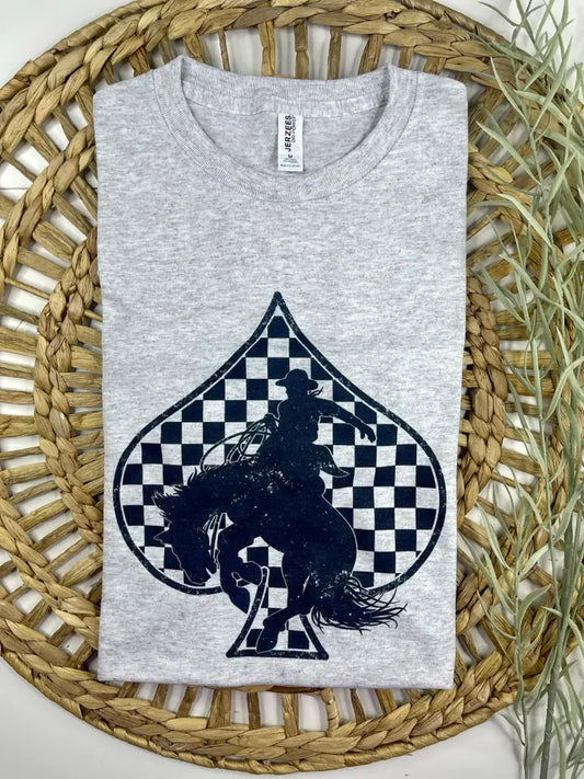 Bucking Bronco Spade T-Shirt