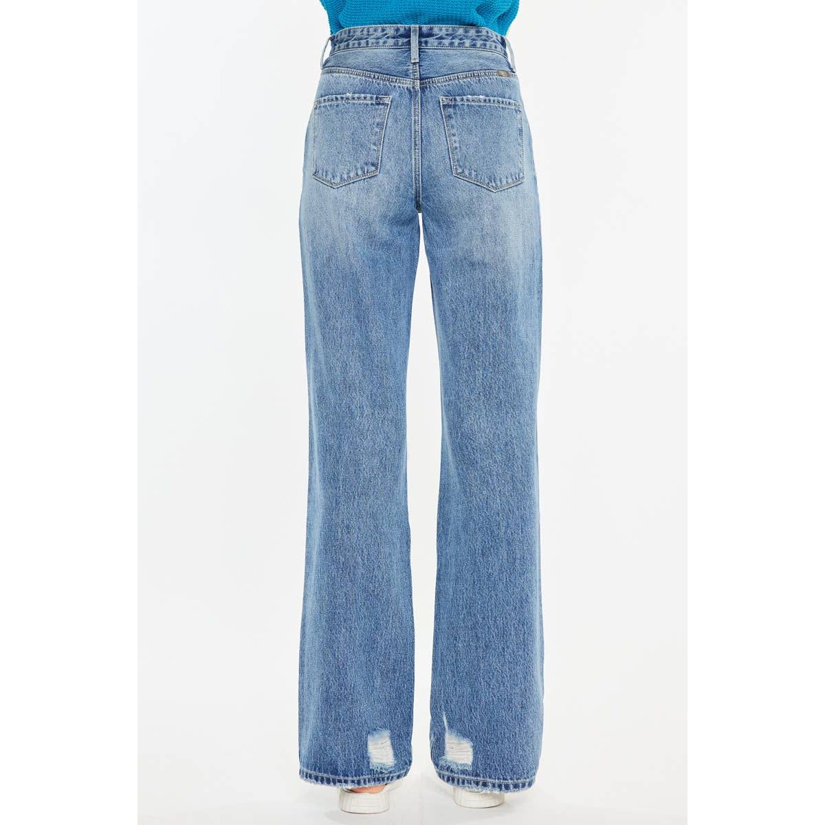 Kan Can 90'S CRISS CROSS STRAIGHT JEANS