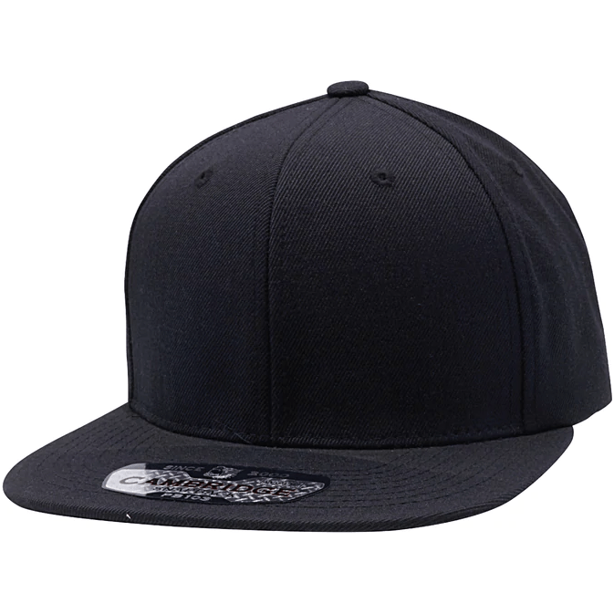 Wool snapback hat
