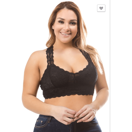 Plus Size Lace Bralette