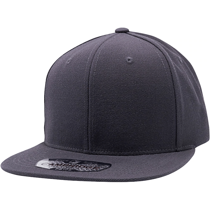 Wool snapback hat