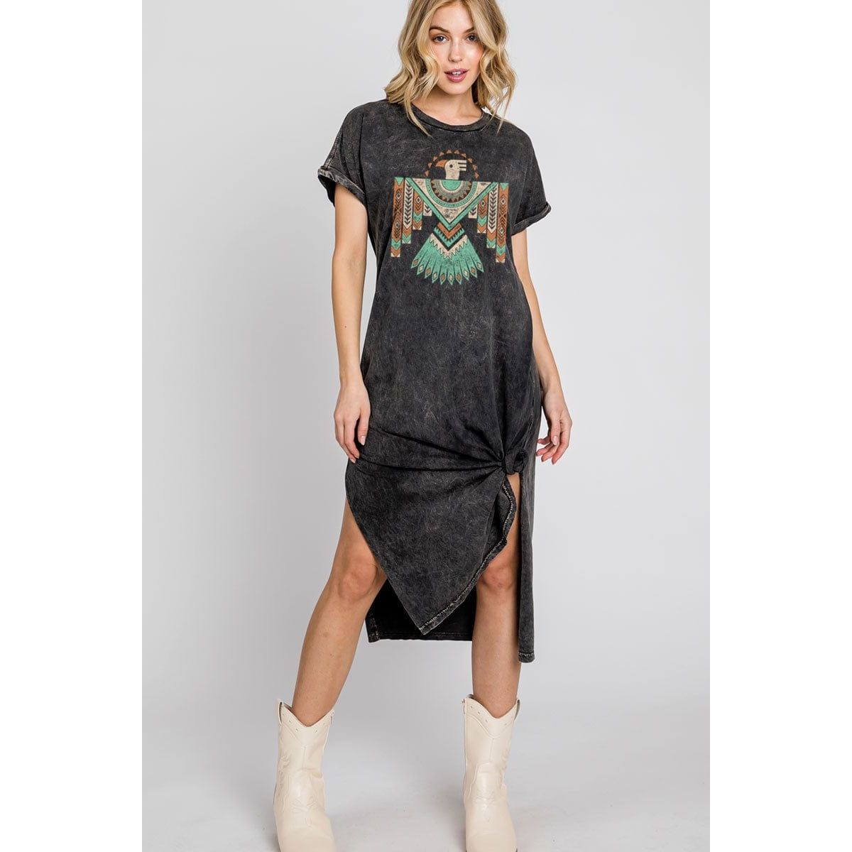 Aztec Roam Mineral Graphic Dress