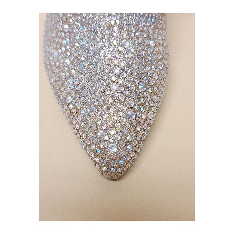 Rhinestone Casual Boots Black