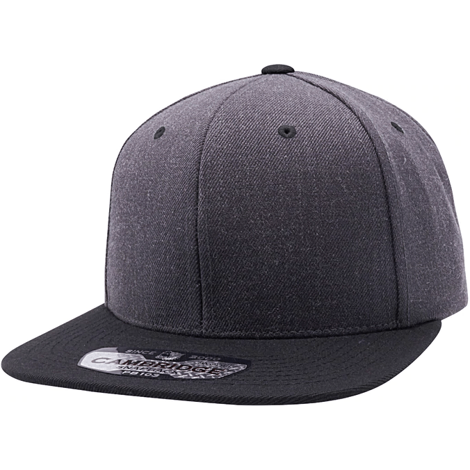Wool snapback hat