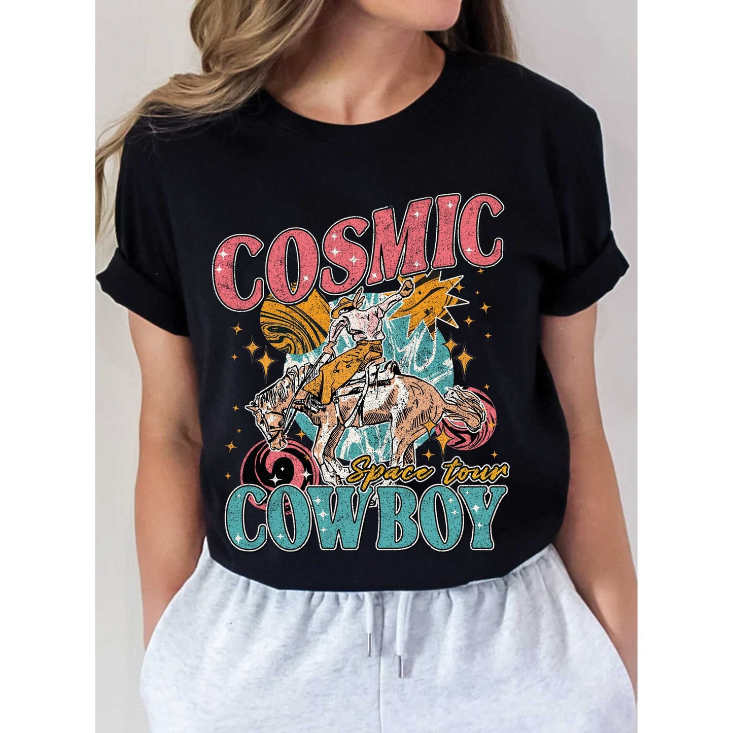 Cosmic Cowboy Graphic Tshirts