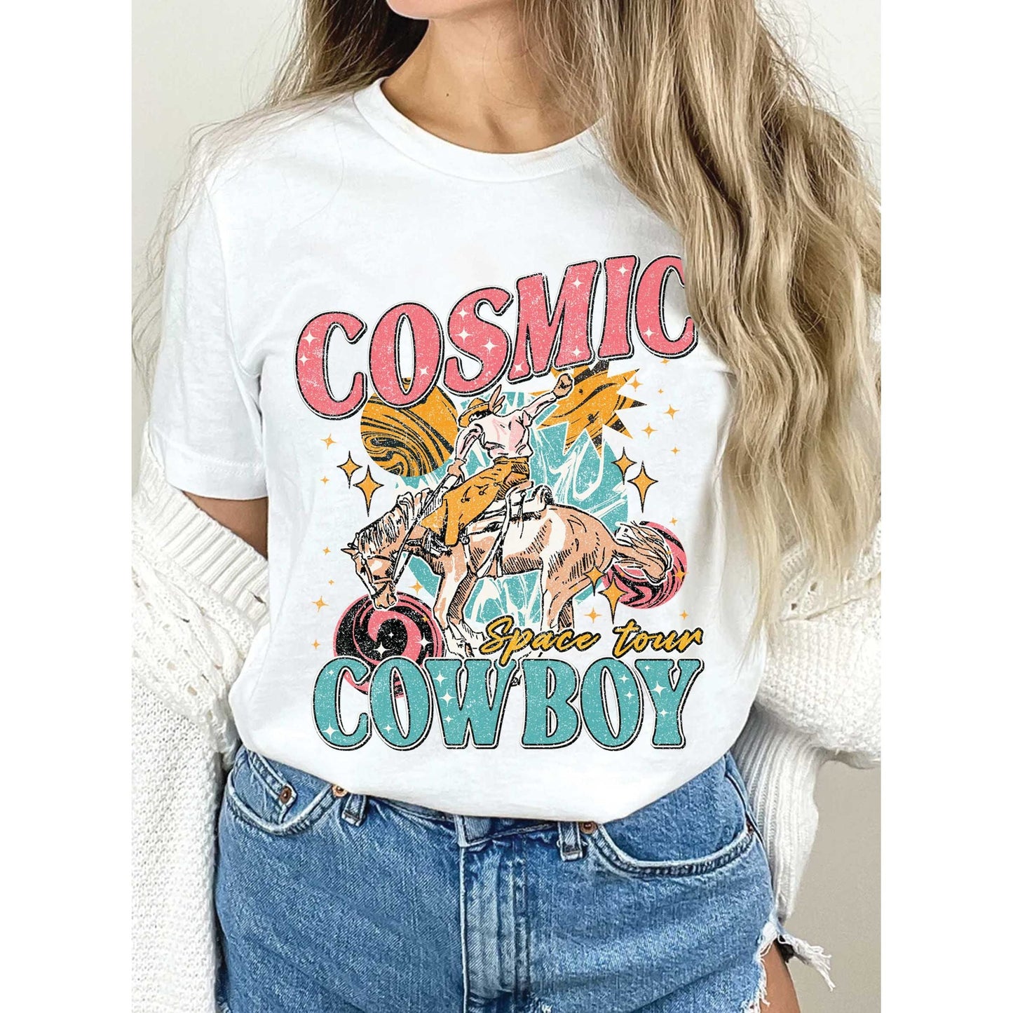 Cosmic Cowboy Graphic Tshirts