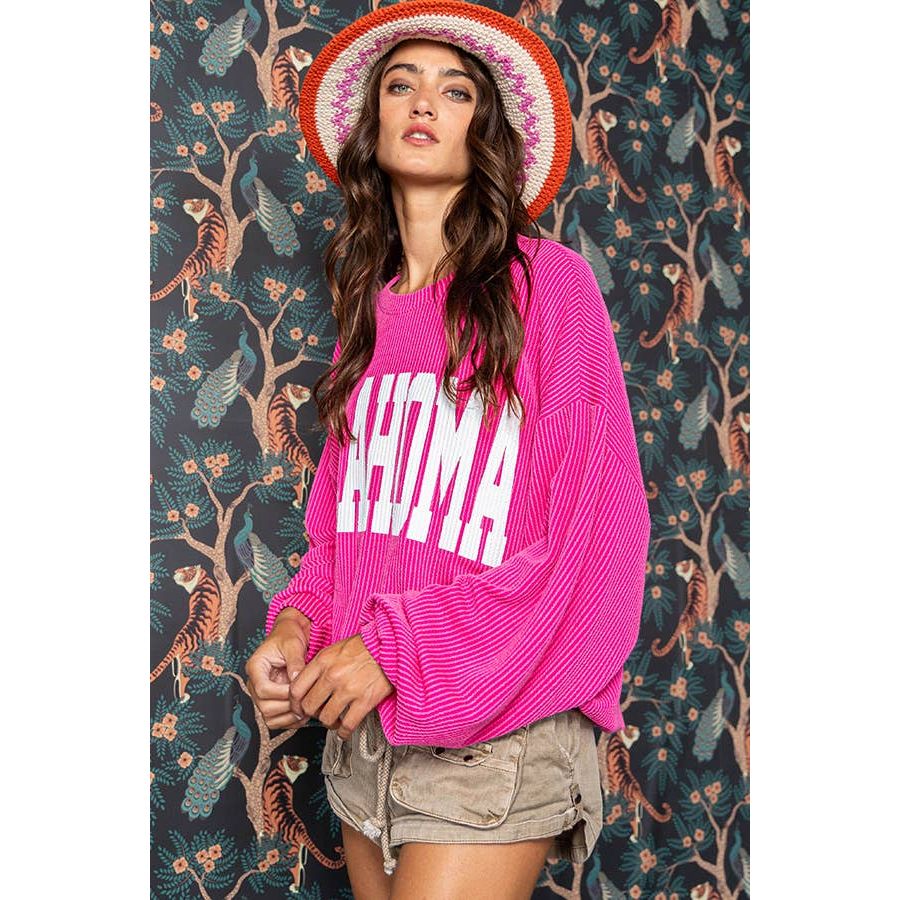 Oklahoma Comfy Oversize Graphic Sweatshirt, Gameday