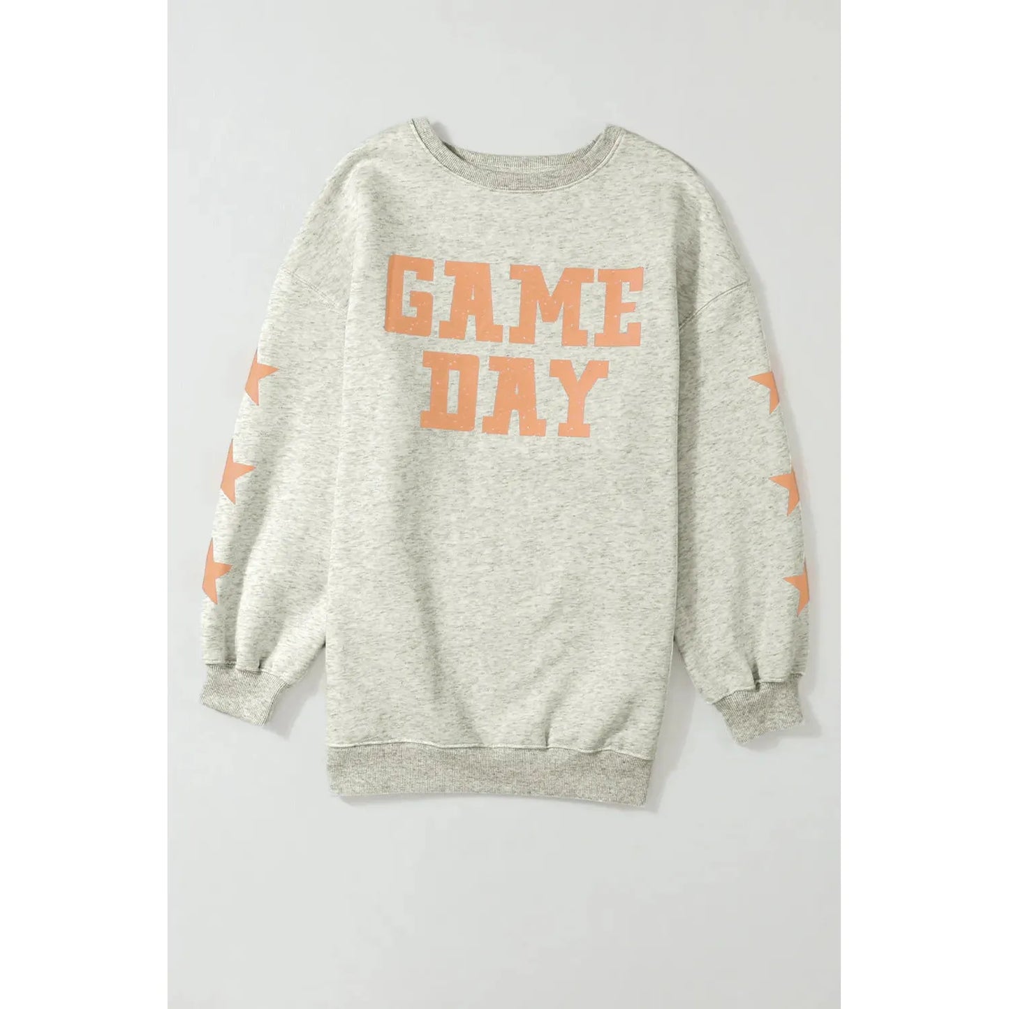 Grapefruit Orange Game Day Graphic Rugby Football Season Sweatshirt