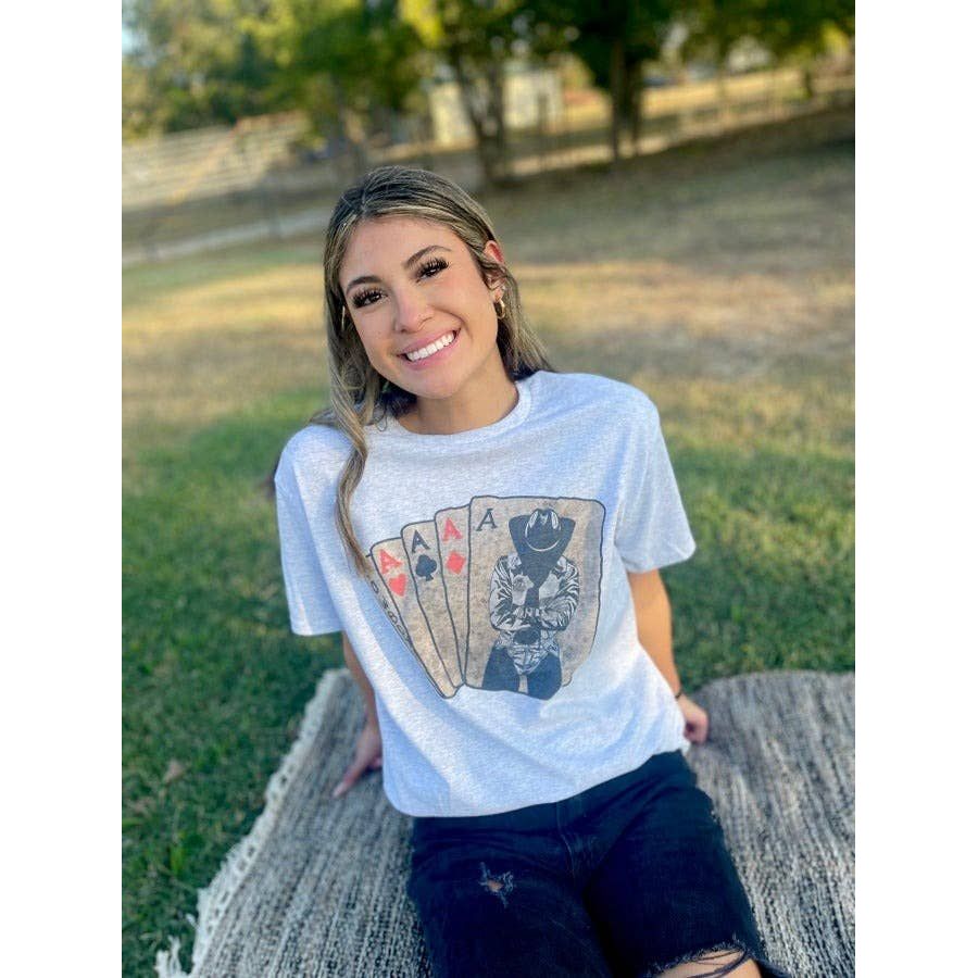 Cowboy on a Hand of Aces T-Shirt