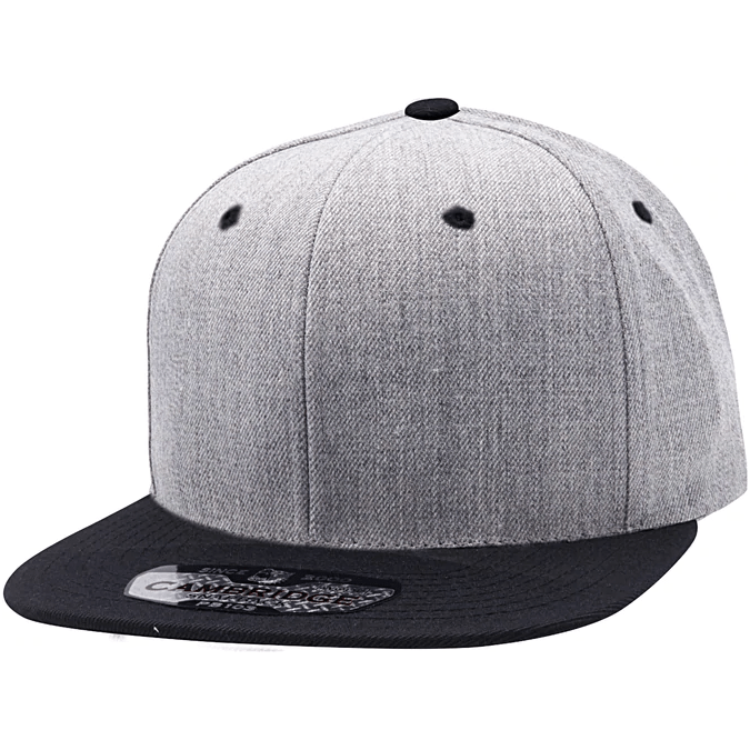 Wool snapback hat