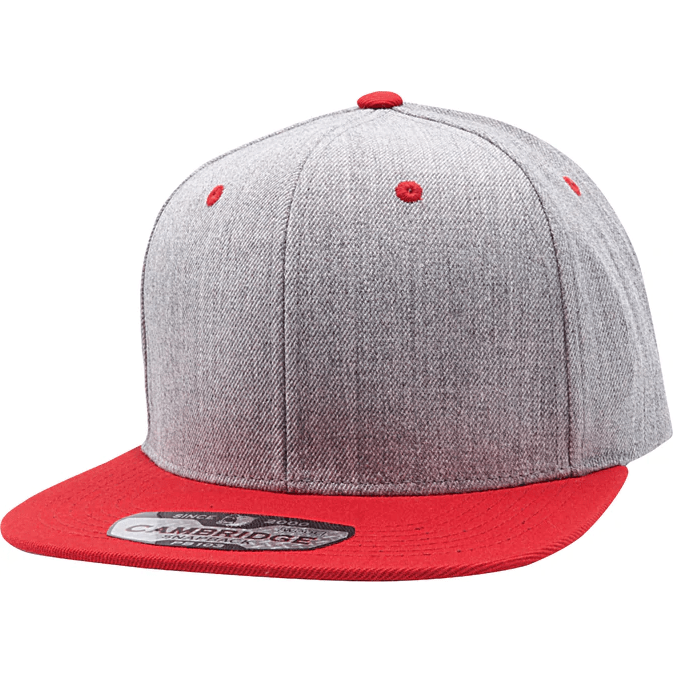 Wool snapback hat