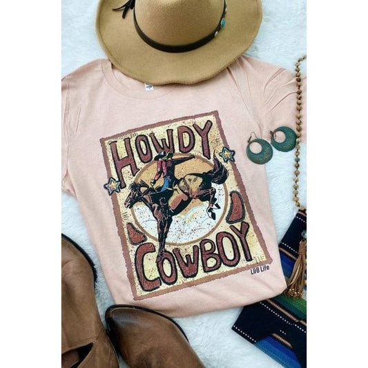 Howdy cow tee