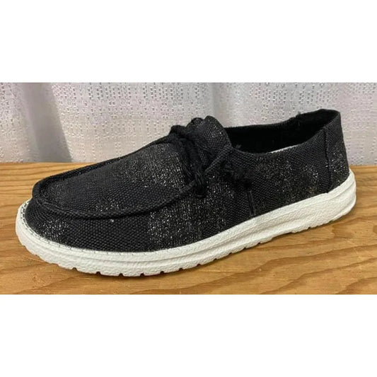 Gypsy jazz shoe sparkly cow