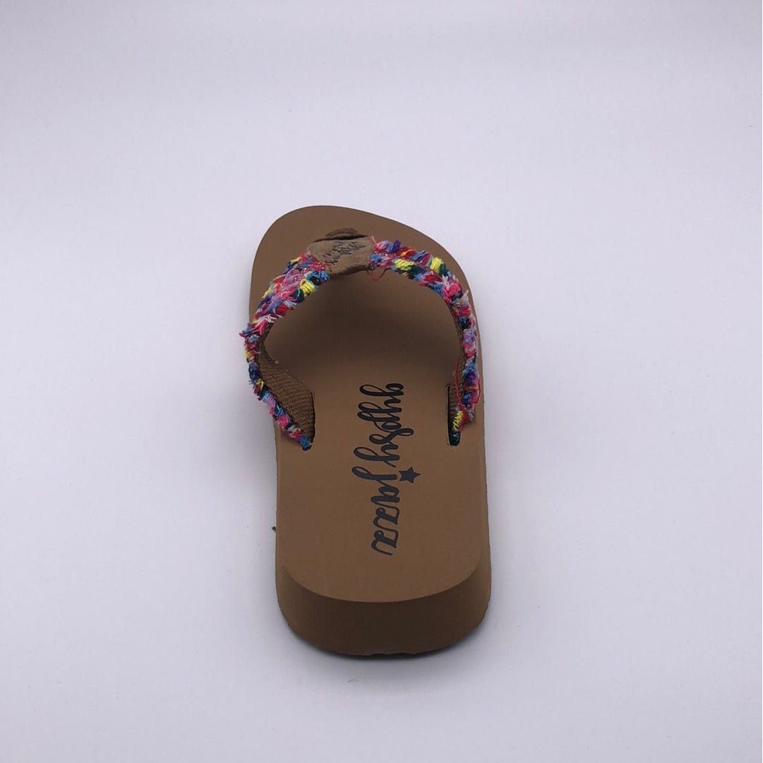 Gypsy jazz cha ching flip flops-pink multi
