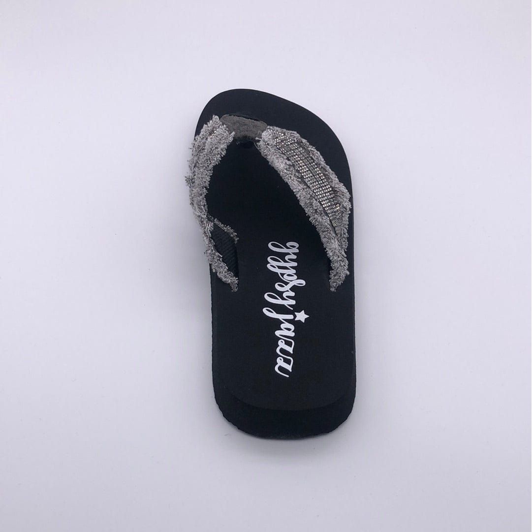 Gypsy jazz cha ching flip flops-grey