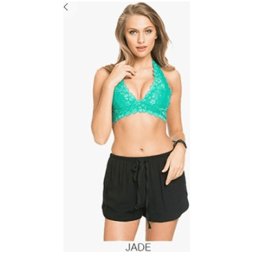 Lace Halter Bralette