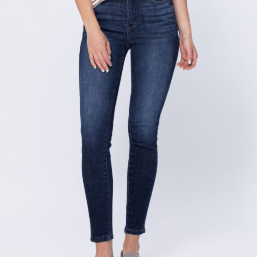 judy blue Super dark clean control top skinny