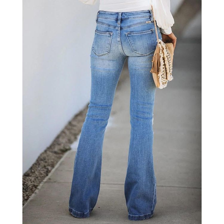 Micro flared jeans
