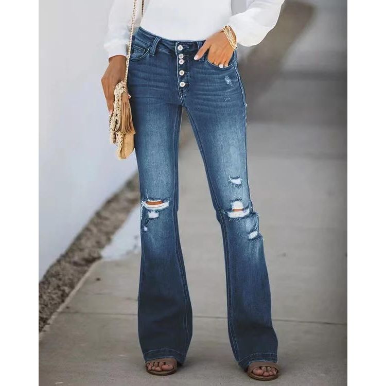 Micro flared jeans