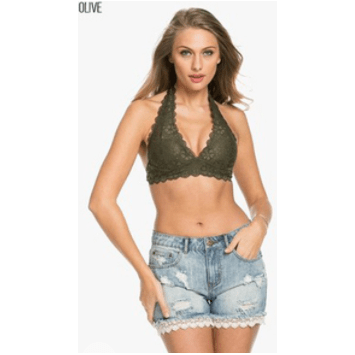 Lace Halter Bralette