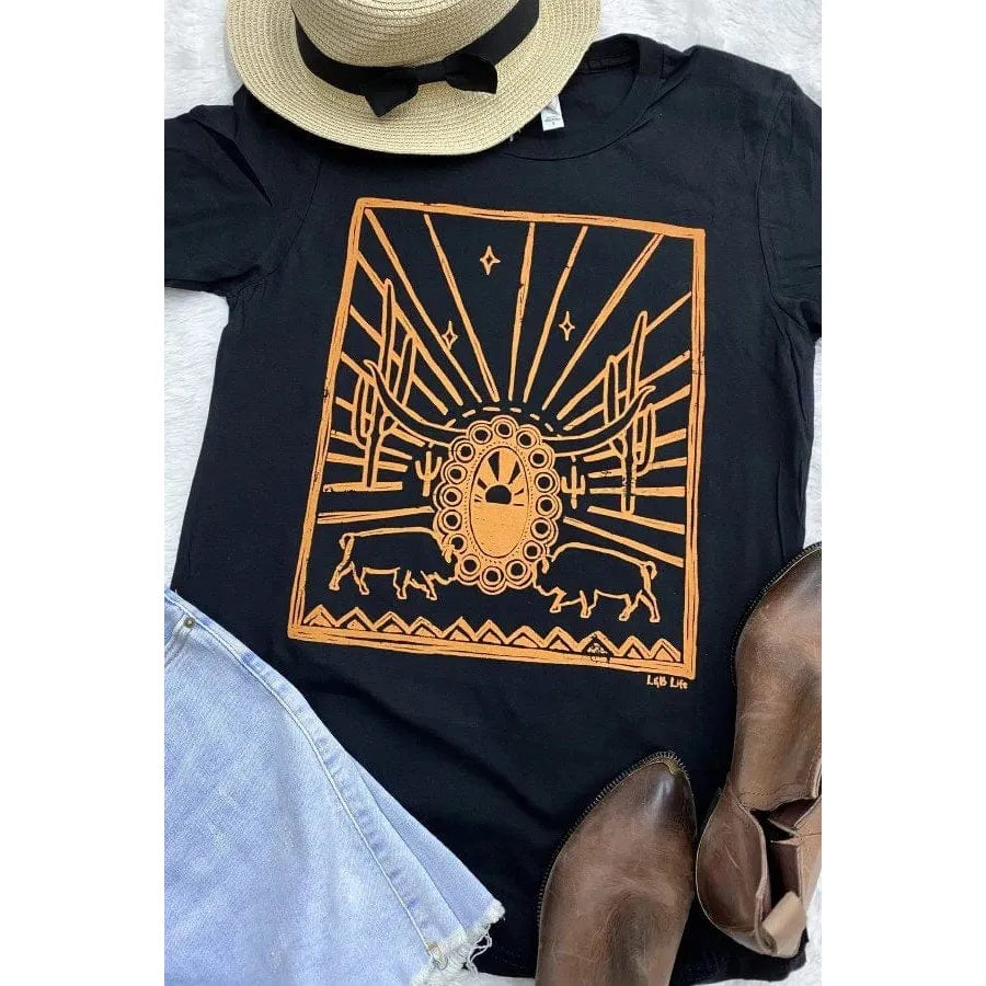 Concho steer t-shirt