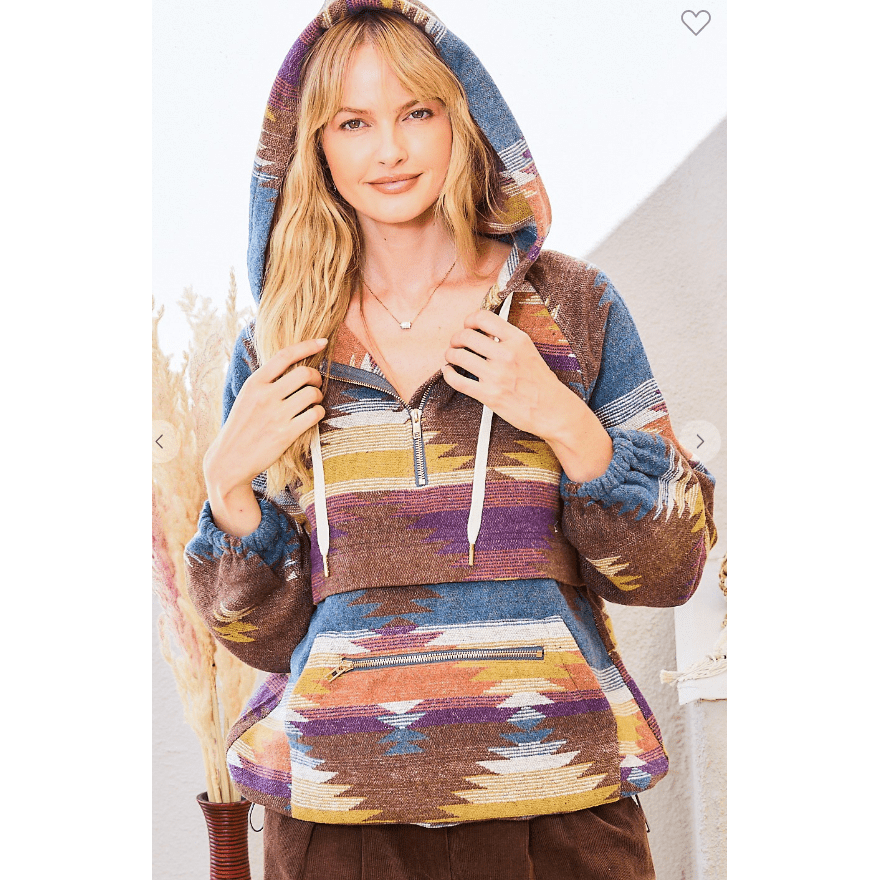 Women's Aztec Hoodie