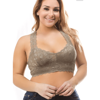 Plus Size Lace Bralette
