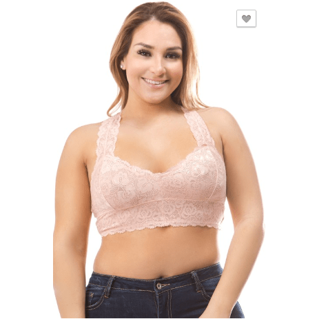 Plus Size Lace Bralette