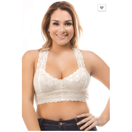Plus Size Lace Bralette
